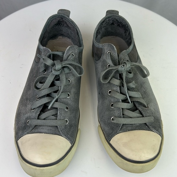 Ugg Australia Women's Evera Suede Sneakers Shoes 9.5 US Pewter Gray - Picture 1 of 10